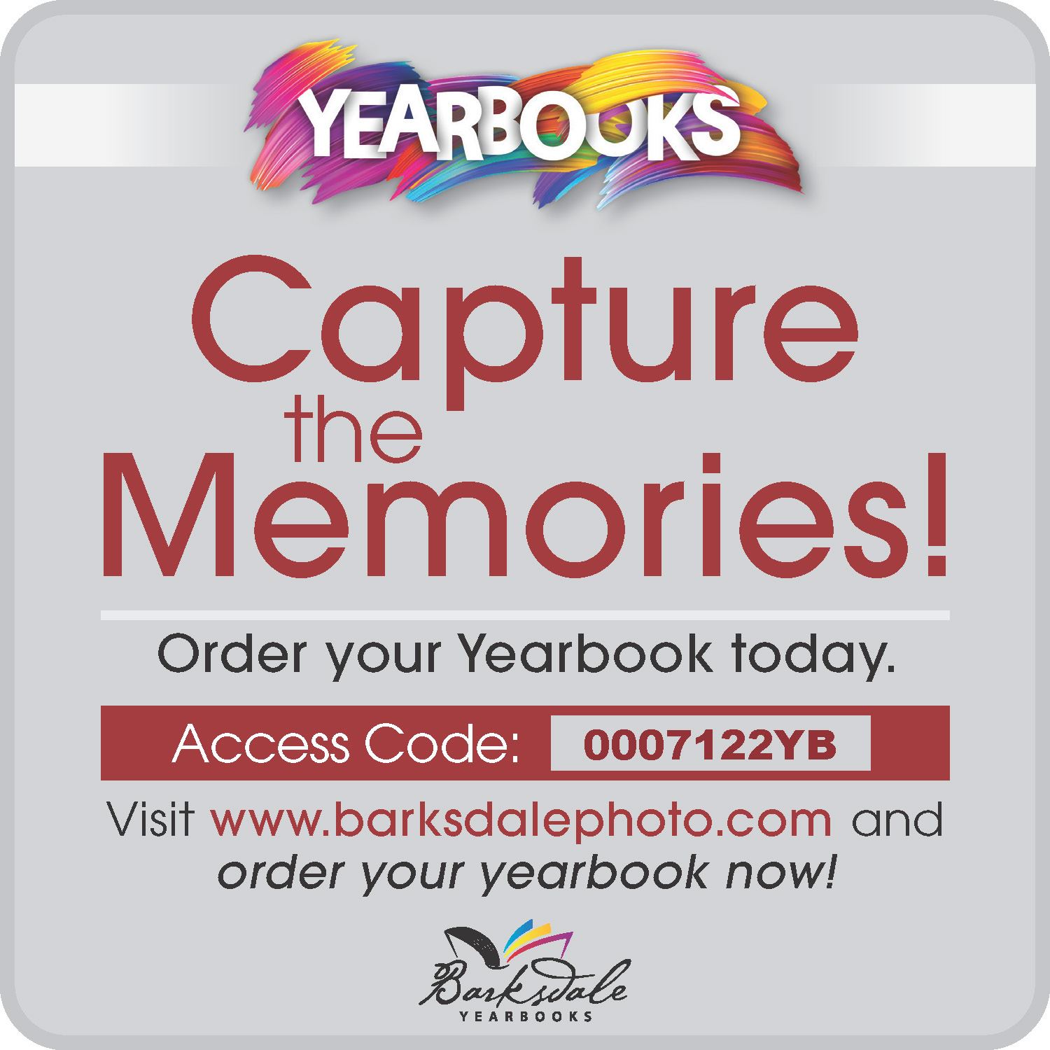  Order your yearbook!